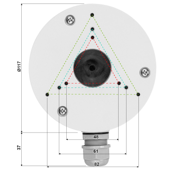 UCHWYT KAMERY TC-P54BM SPEC:V5/V3.0 TIANDY